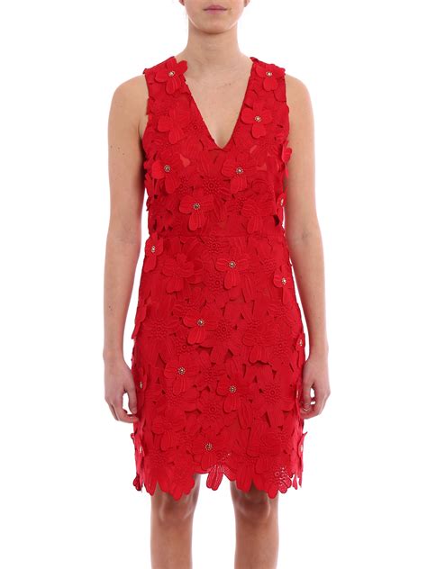 michael kors knit dress with flower apliques|Women's Michael Kors Collection Dresses .